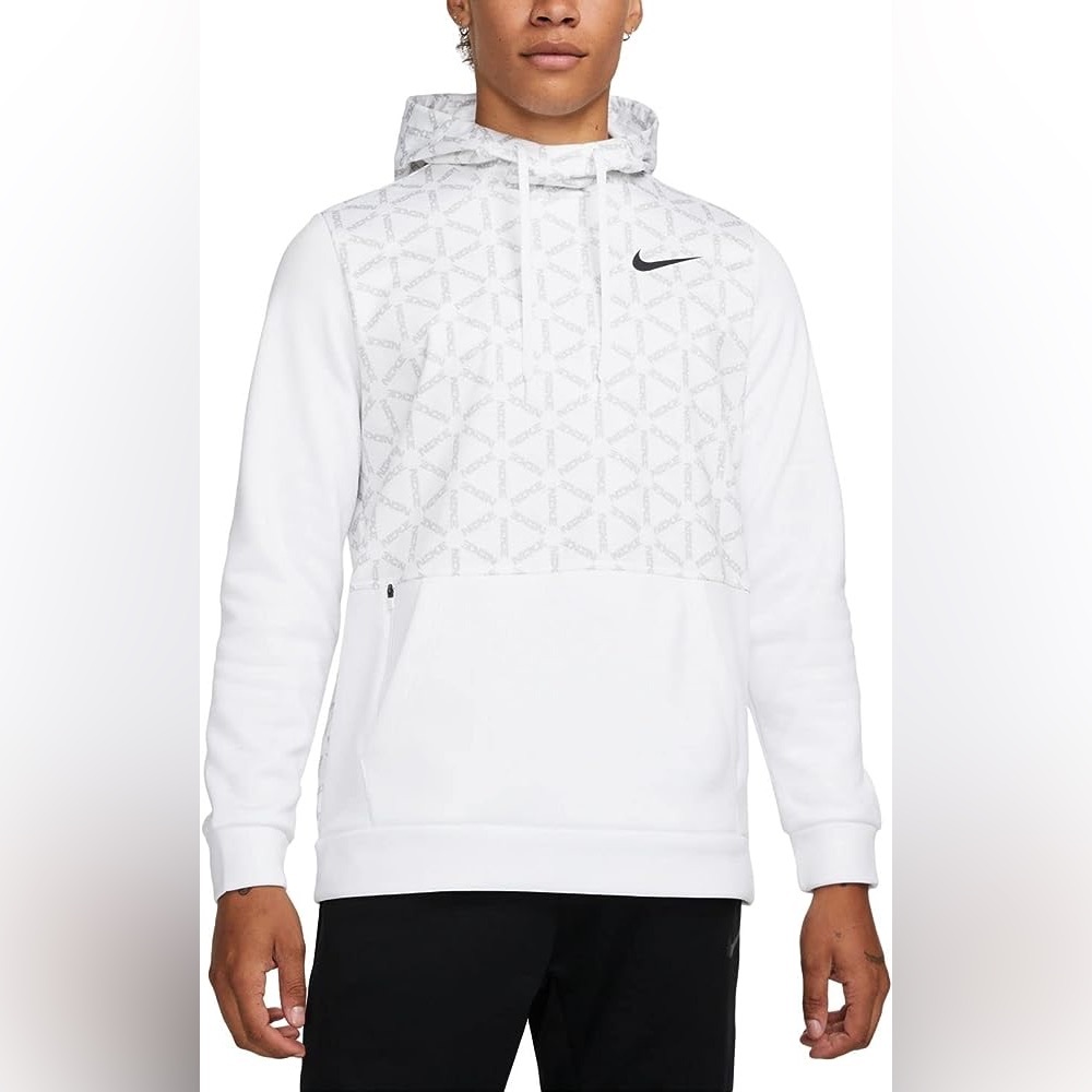 Nike Mens Therma Fit Geo Print Hoodie